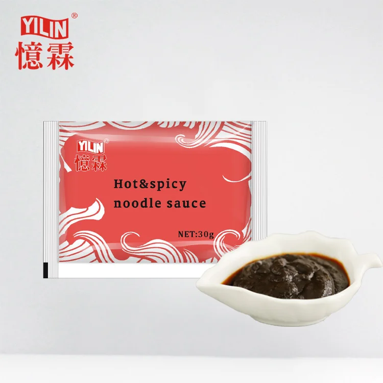 30g High Quality oriental  hot and Spicy Noodle seasoning Sauce with BRC certificates