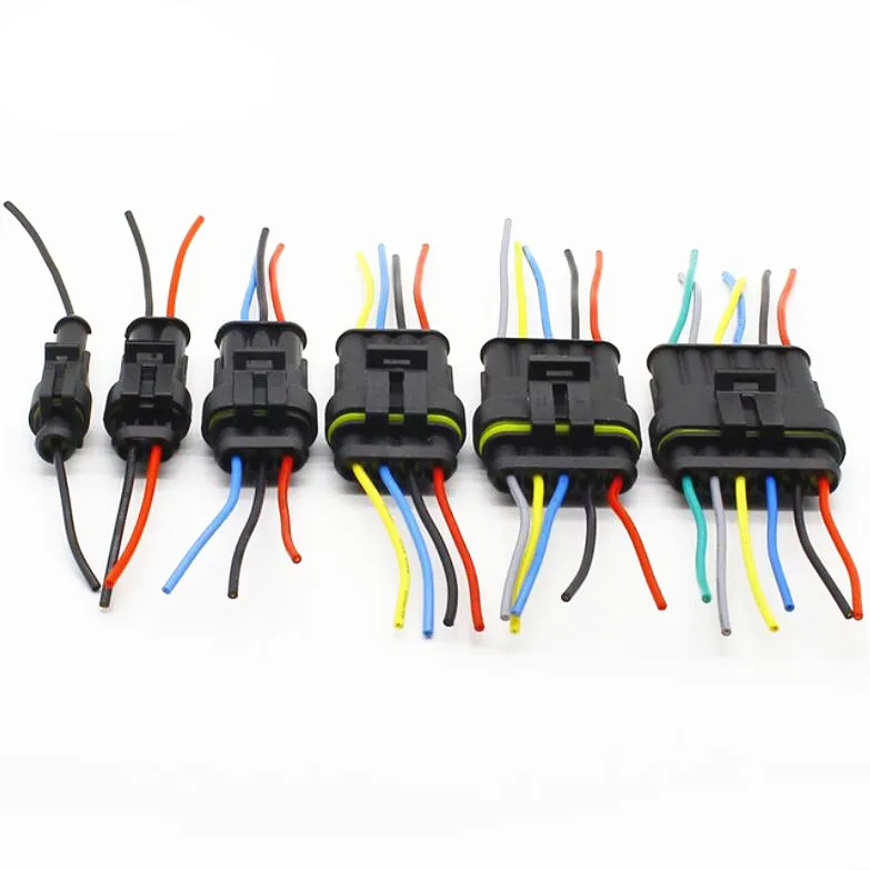  Заводской delphi Amp двойной разъем под заказ проводной ткацкий станок 2 3 4 5 6 pin Автомобильный жгут проводов Black 02 Oxygen Sensor connector Extension harness Square Pin LS1 LS2 O2 Wire