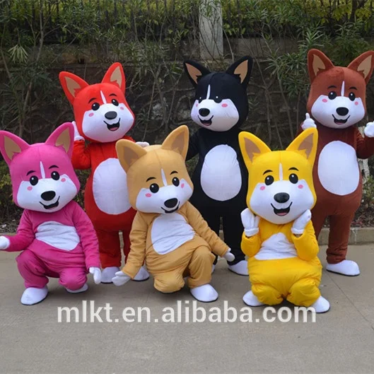 Mascot costume animal costume pet dog costume mascot for adults