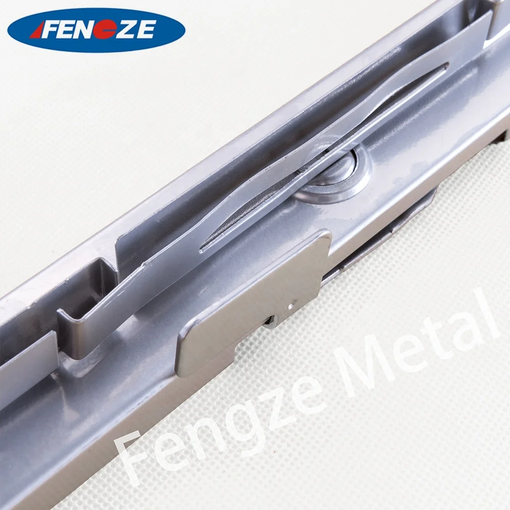 A7 Silver wrought louver custom price design aluminum iron window steel louvre frame