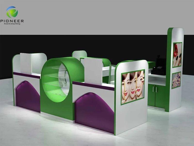 Custom Made Beauty Eyebrow Threading Kiosk Design
