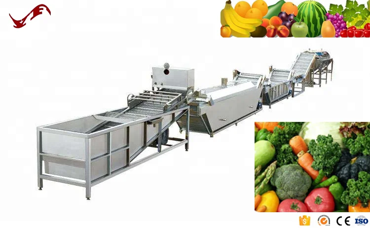 
Fully Automatic Vegetable and Fruit Washing machine for hot sale 