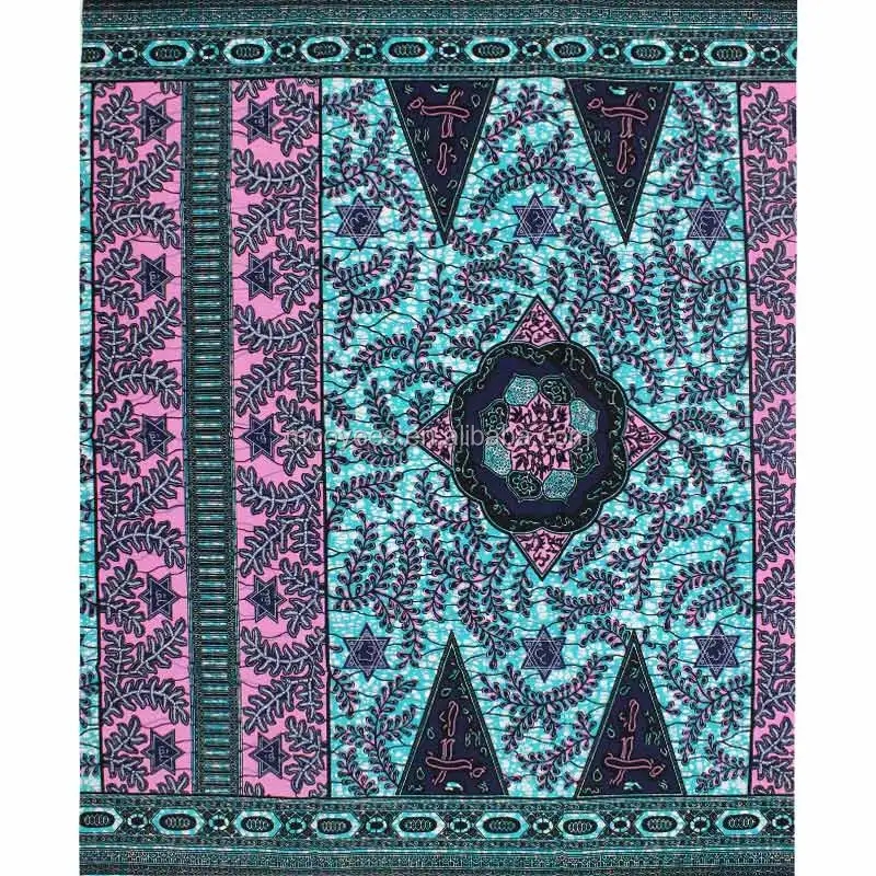 Африканские Восковые ткани, настоящая печать воска в 100% хлопчатобумажной ткани, дизайн Ганы