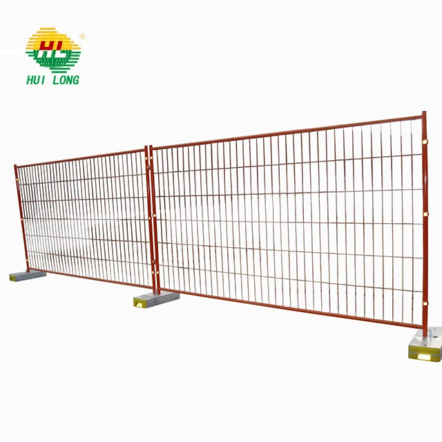 Australian Quality Standard Temporary Fencing Hoardings China Easily Assembled Carbon Steel Frame Zinc Surface Low Maintenance