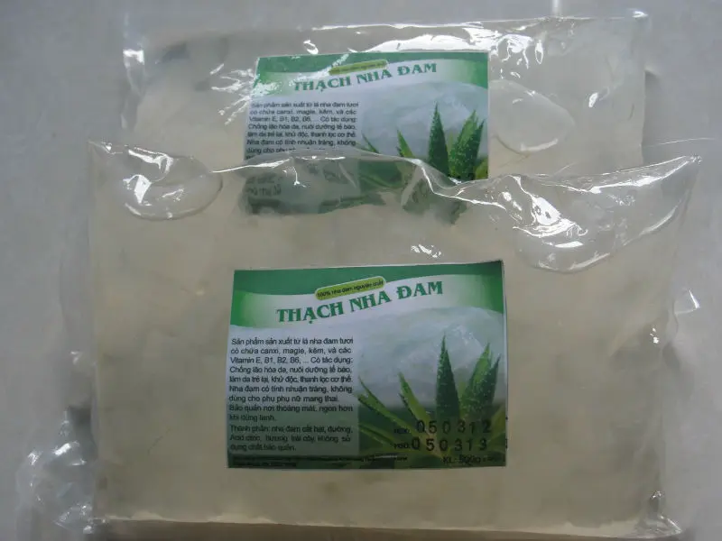 Fresh ALOE VERA in sugar water