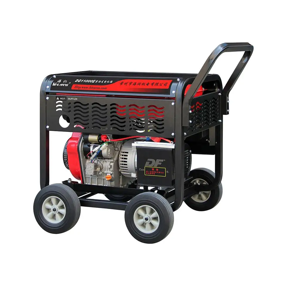 198 engine open type single cylinder  diesel generator 50HZ 220V 230V High quality  10KVA 8KW Big tank