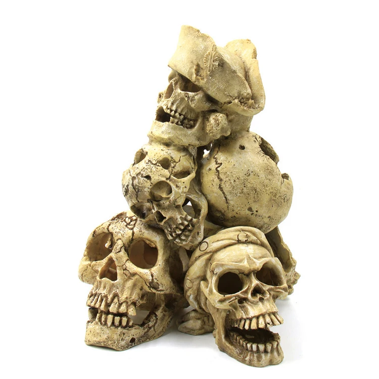 Fish Tank Decorations Aquarium Skull