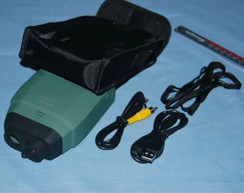 FG-FD300 Handheld IR laser illuminator 6X objective lens built-in LCD display digital night vision monocular scope