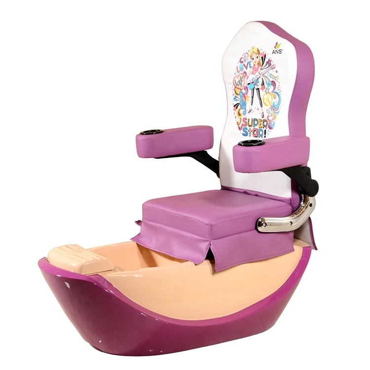 Beauty pink durable massage kid pedicure spa chair