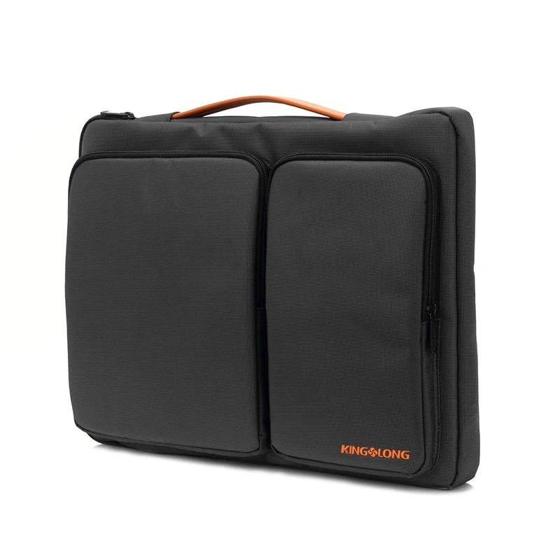 KINGSLONG Wholesale 360 Protective 15.6 Inch Laptop Men Polyester Conference Briefcase Sleeve Compatible Laptop Sleeve Bag