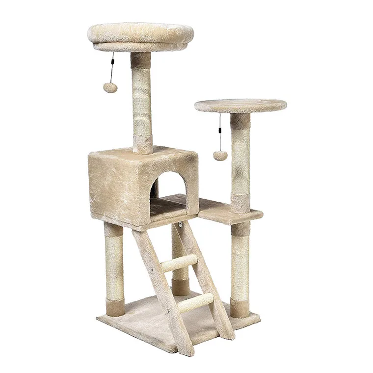 Cat Tree Tower Condo Play House Pet Scratch Post Kitten Furniture