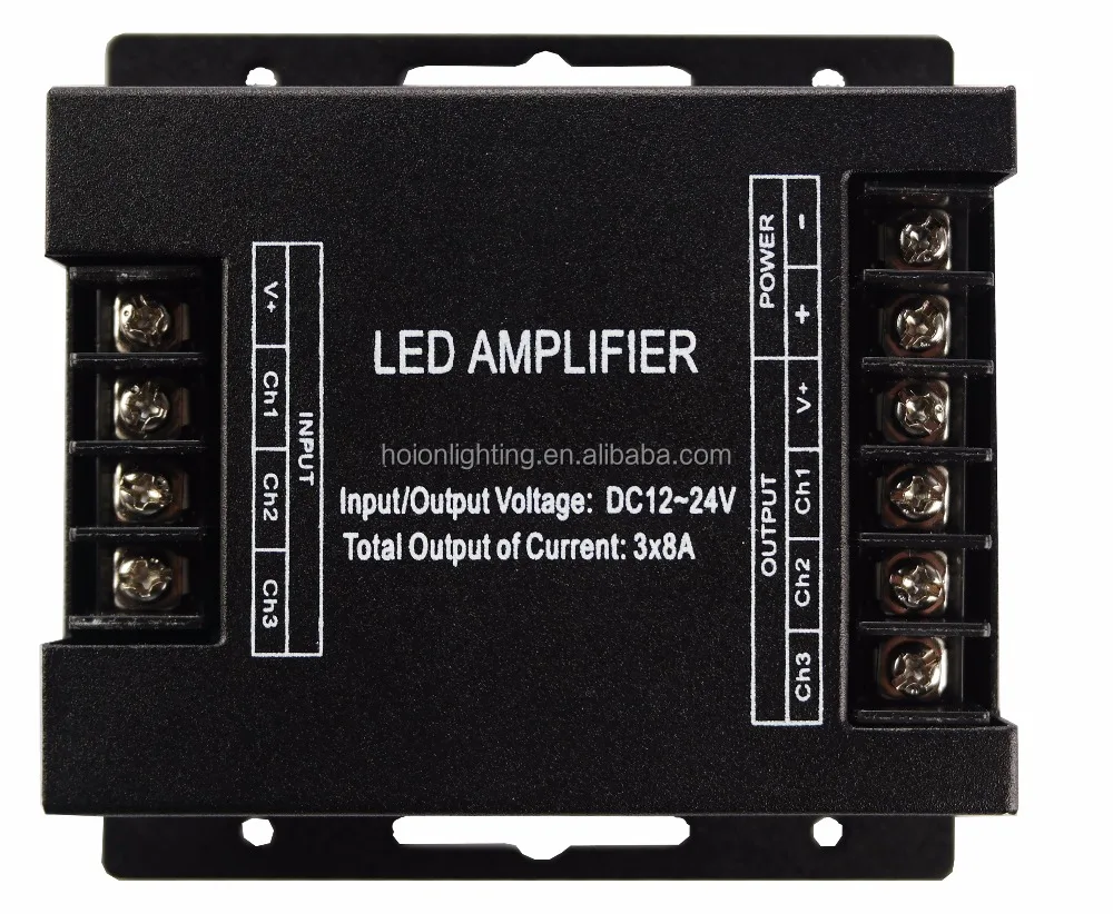 HOION 24 В 720 Вт 3CH 30A светодиодный Усилитель RGB ретранслятор сигнала rgb