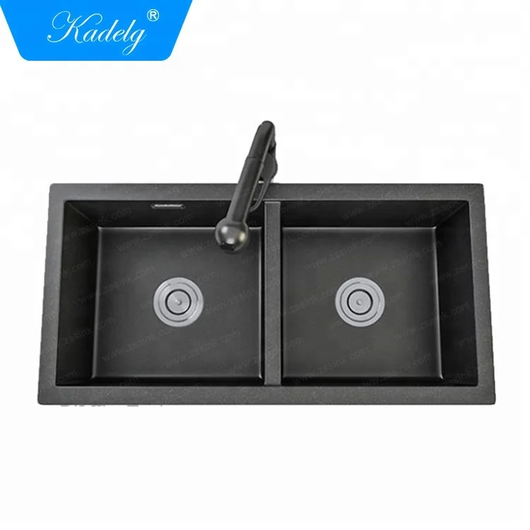 31 inch luxury heat resistant granite undermount double kitchen