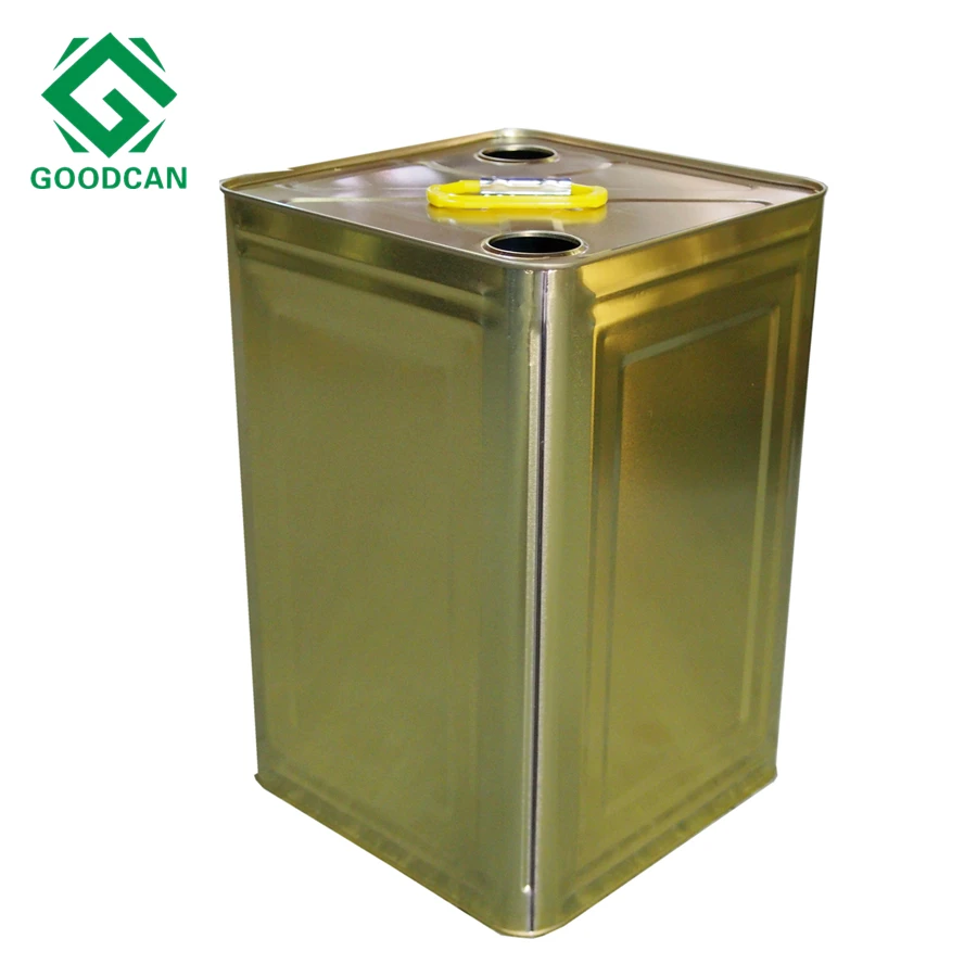 2021 custom 10-25l square metal tin box on sale oil storage container