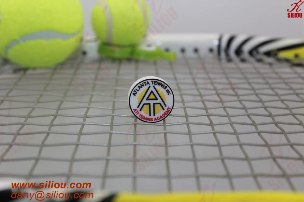high quality soft rubber shock absorber customized silicone tennis racquet vibration dampers