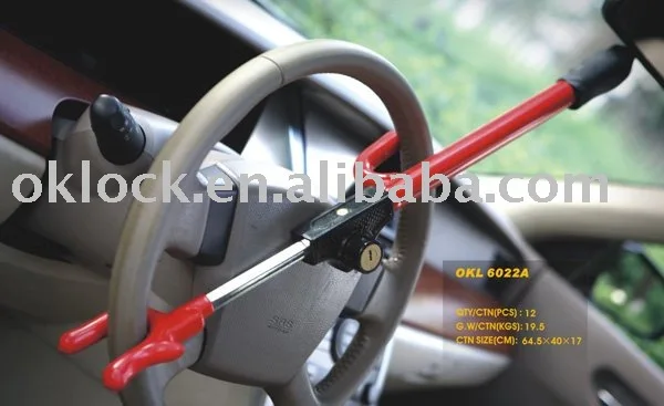easy-usage steering wheel lock