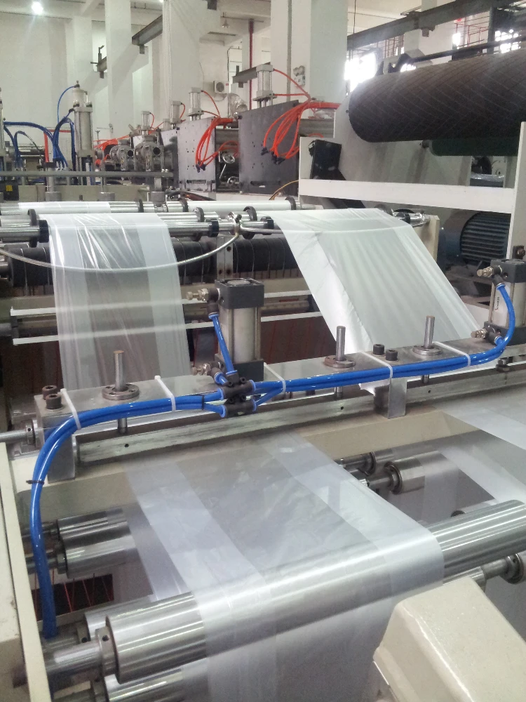 double line high speed plastic bag making machine high speed Plastic Bag Making Machine shopping bag making machine
