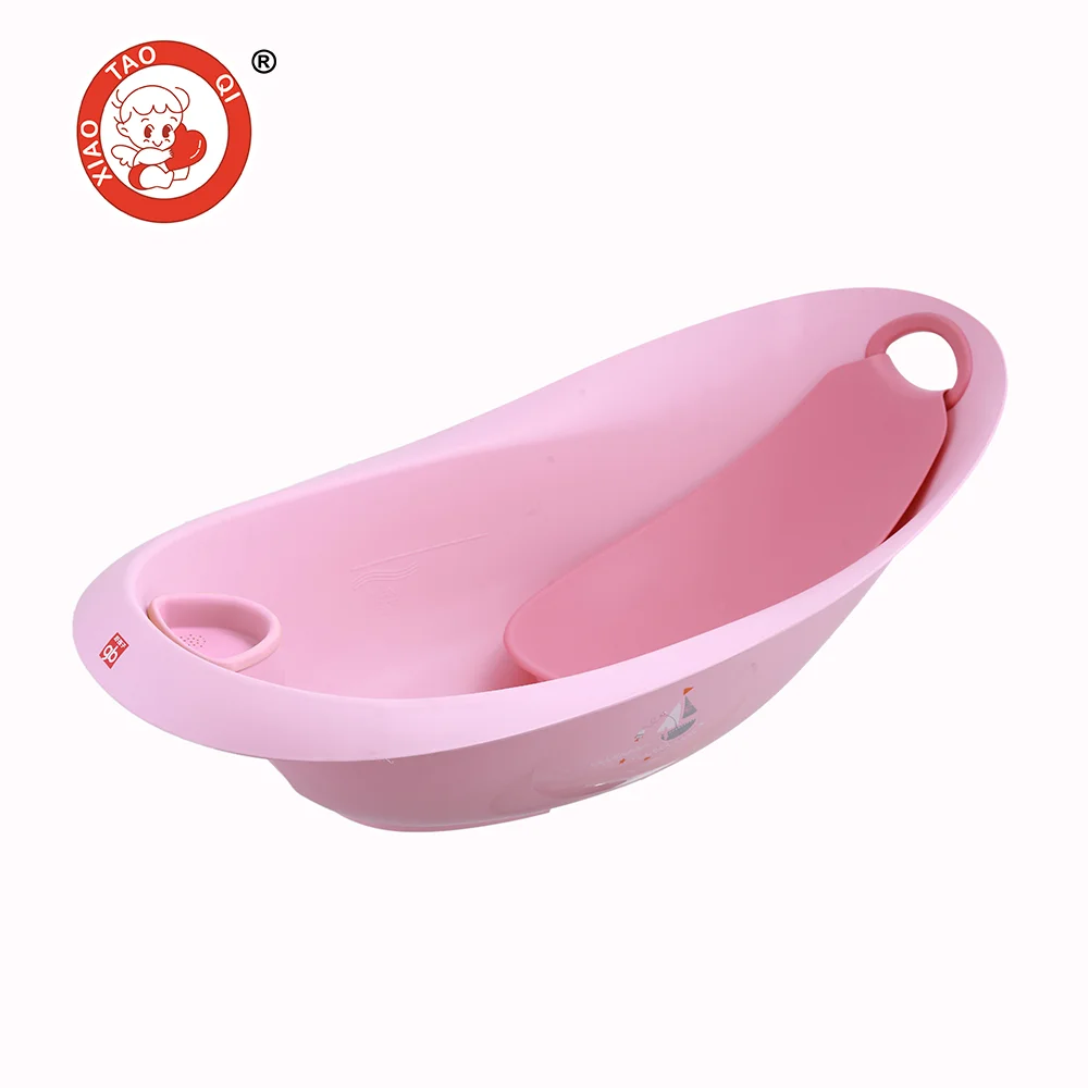 2020 BPA Free Low Factory Price Wholesale Lying Support Baby Product Plastic Bathtub Baby Bath Tub