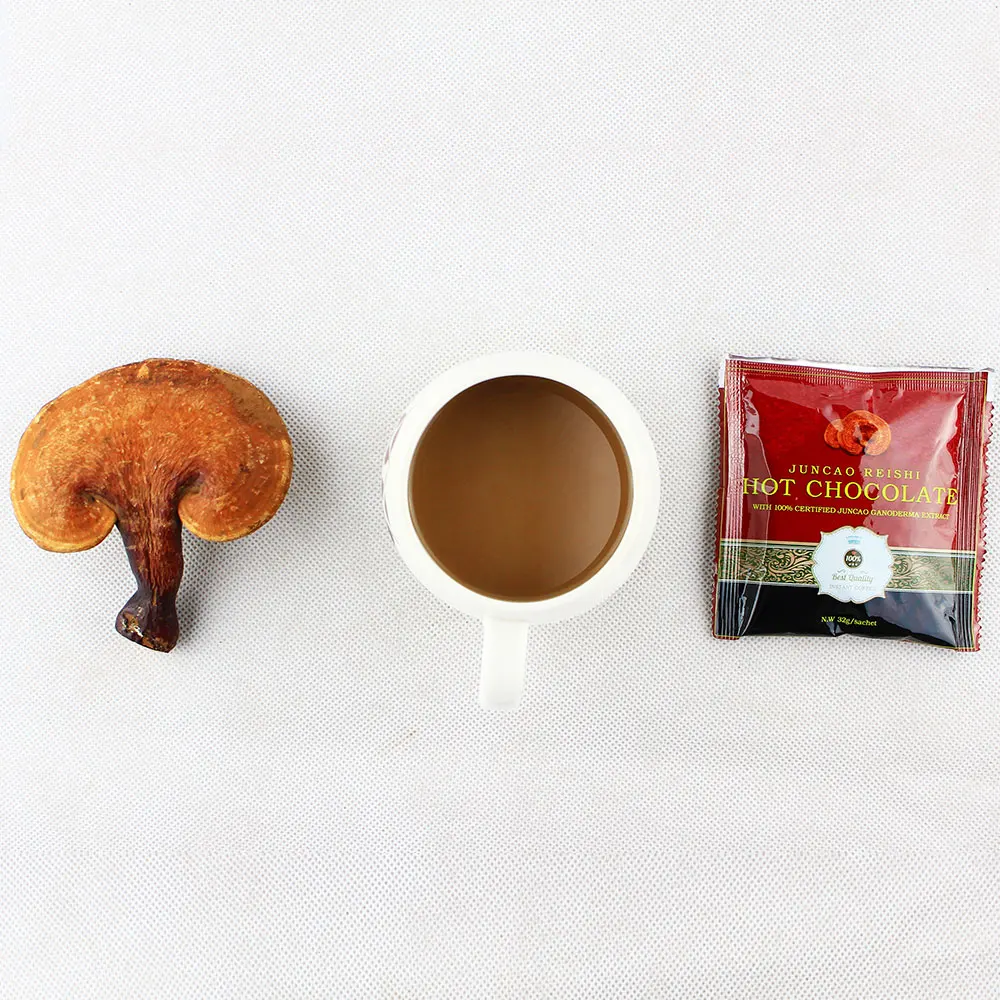Ganoderma Lingzhi Instant Coffee 3 in 1 Hot Chocolate Powder Mix
