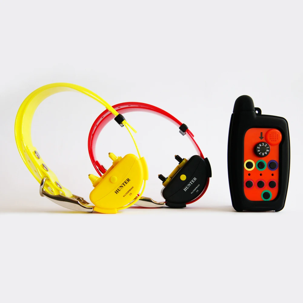 DOG TRAINING COLLAR REMOTE SHOCK TRAINER FOR 2 DOGS RANGE 2 KM