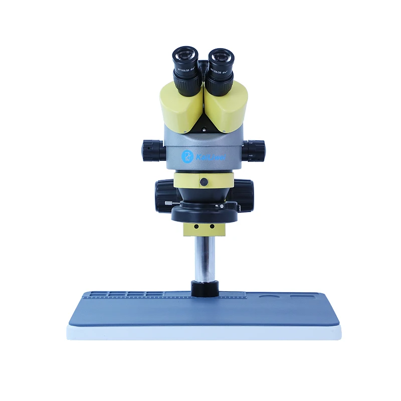 kailiwei 3.5x~90X Continuous Zoom Trinocular Stereo Microscope For Iphone Repair