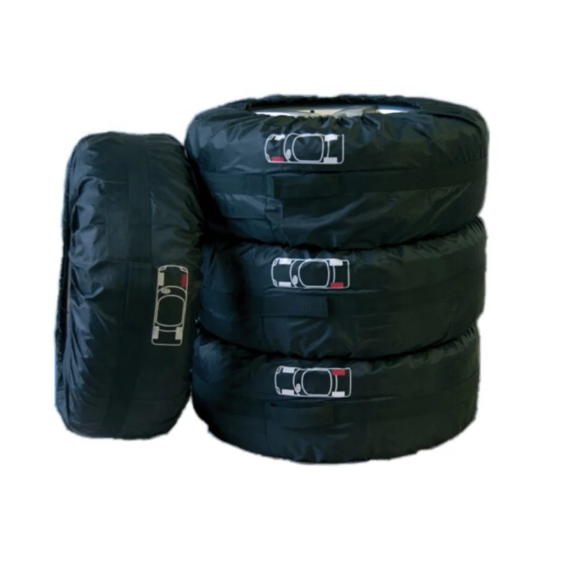 Car Spare Tire Cover For Summer Winer Polyester Auto Custom Tyre Wheel Protector Storage Bags