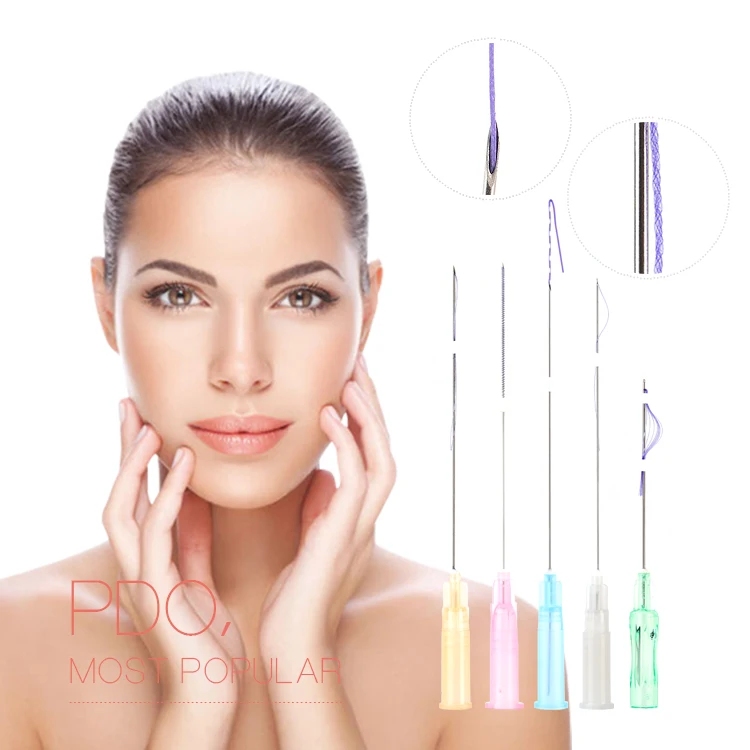 Монофиламентные абсорбируемые швы из ПДО-ниток, лифтинг Корея