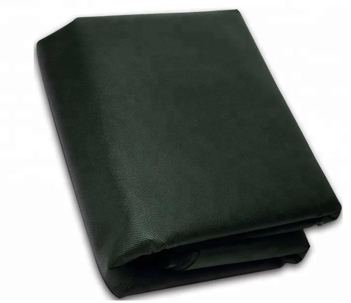 120g UV stabilized dark green hydrophilic PP spunbonded landscape cover grass mat anti weed non woven fabric
