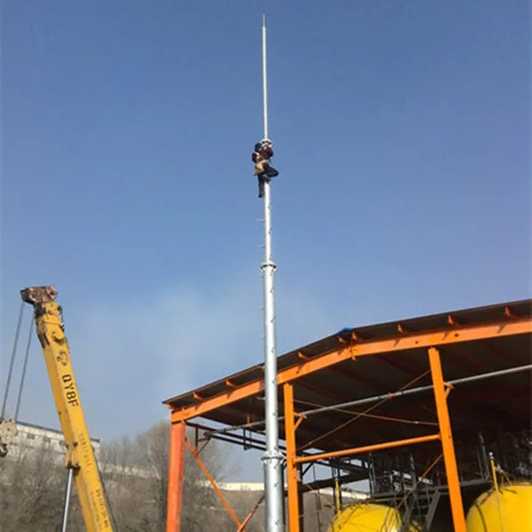 GH-23 оснащено молниезащитой каната стальной башни