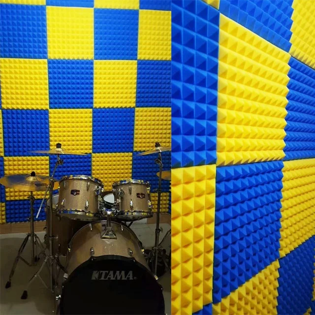 
foam acoustic music practice play drum room soundproof booth 
