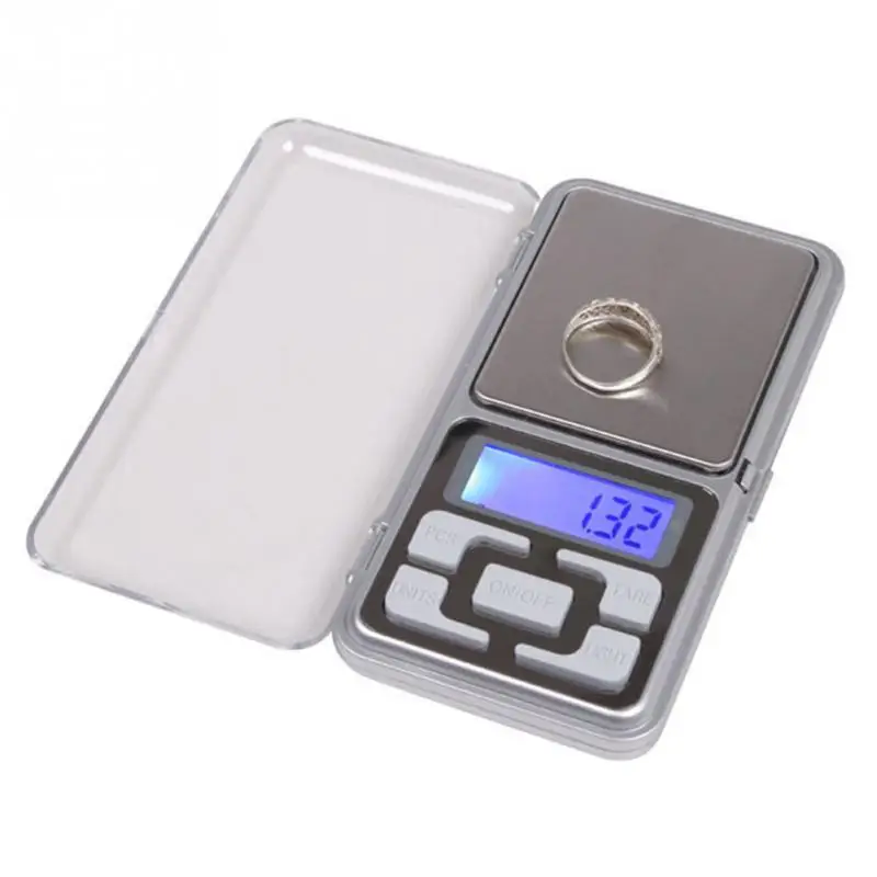 Mini Digital Scale 500g / 0.1g Precision LCD Display Electronic Digital Scale Kitchen Jewelry Weighing Balance Pocket Scale
