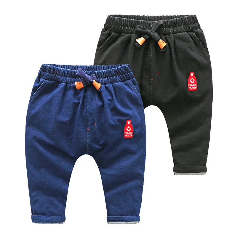 
HT-BB hot Autumn Best Selling Products Plaid Kid Boy Wear Clothes Cotton Child Cargo Pants Of Online New Pattern Jeans Pants 