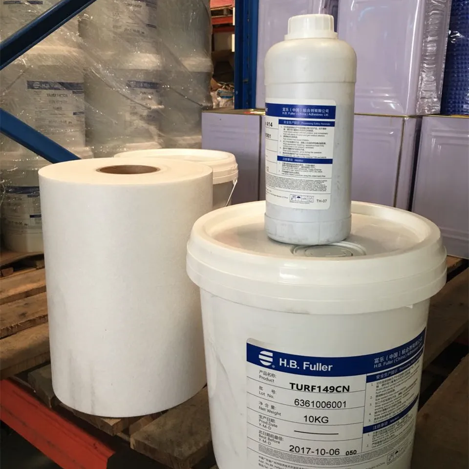 White color PP+non-woven cloth  joint tape seaming seam tape for artificial grass  installation (30cm, 25cm wide)