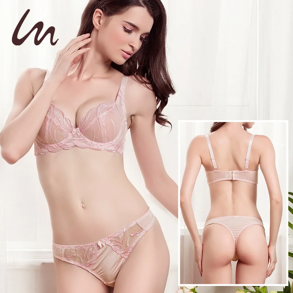 New Design Hot Ladies Lingerie Underwear Sexy Lace Bra and Panty Set Bra & Brief Sets Transparent Bra 200 Sets Spandex / Nylon