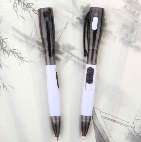 2 In 1 Multi Function Led Flash Plastic Light Pen For Promotion Gift Plastic Ball Pen