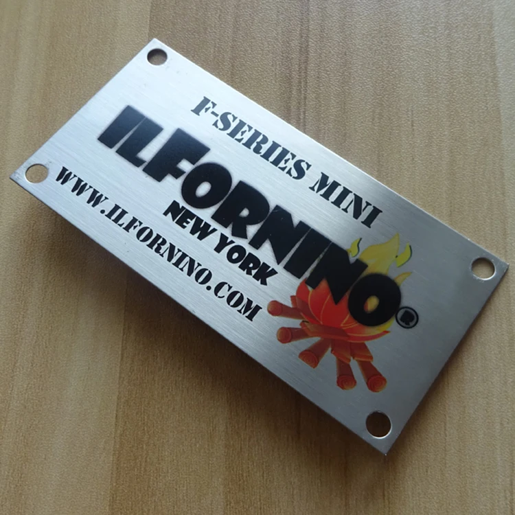 
Silkscreen Printing Aluminum Label for machine 