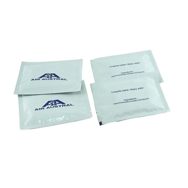 
OEM biodegradable all natural bamboo aloe vitamin e individual wet wipes for restaurant 