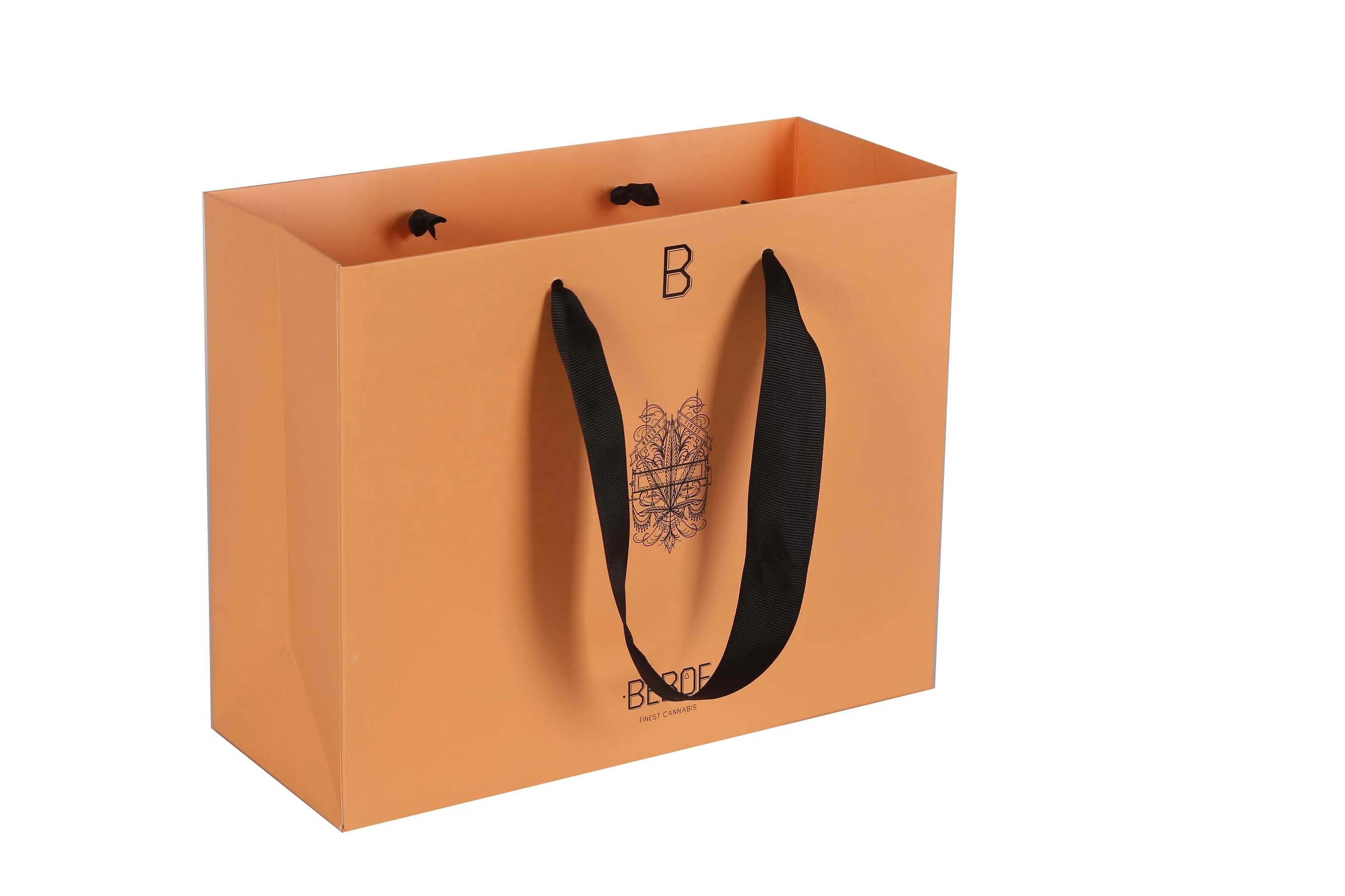 Custom Print Shopping Paper Bags With Your Own Logo