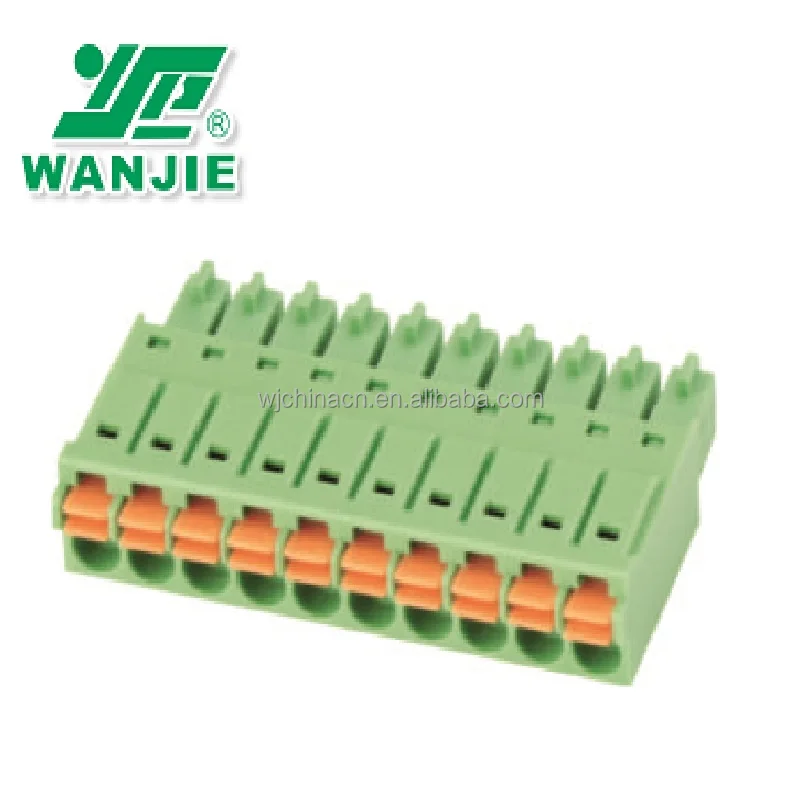 Весна, вставные, 3,81 мм клеммный блок WJ15EDGKN-3.81