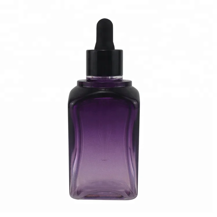 5ml 10ml 30ml Mini Bamboo Black Blue Amber Matt Black Vitamin C Serum oil Bottle