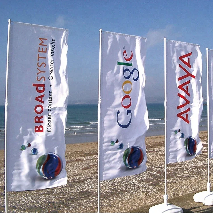 Custom Vista print Swooper Feather Advertising Banner Wind Flags