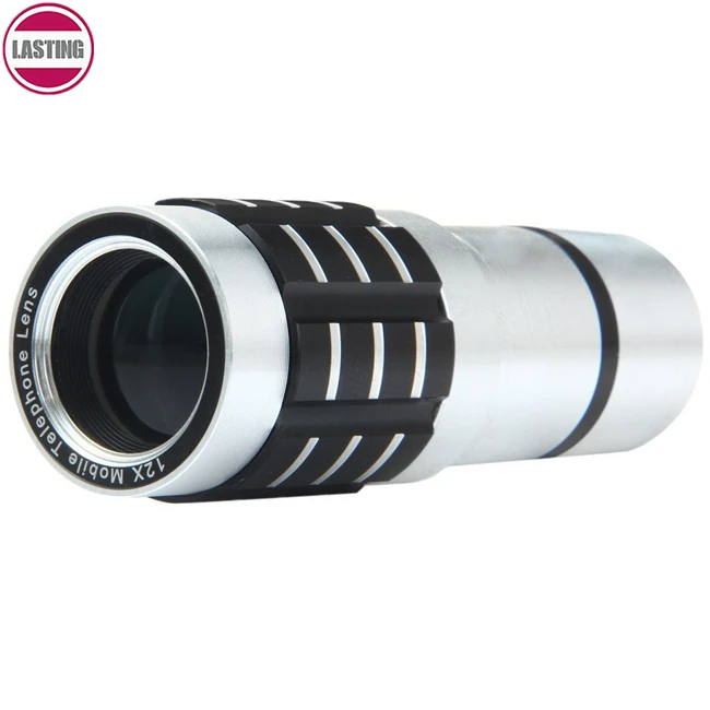 Phone Camera Lens 12X Zoom Optical Camera Telephoto Telescope Lens With Tripod