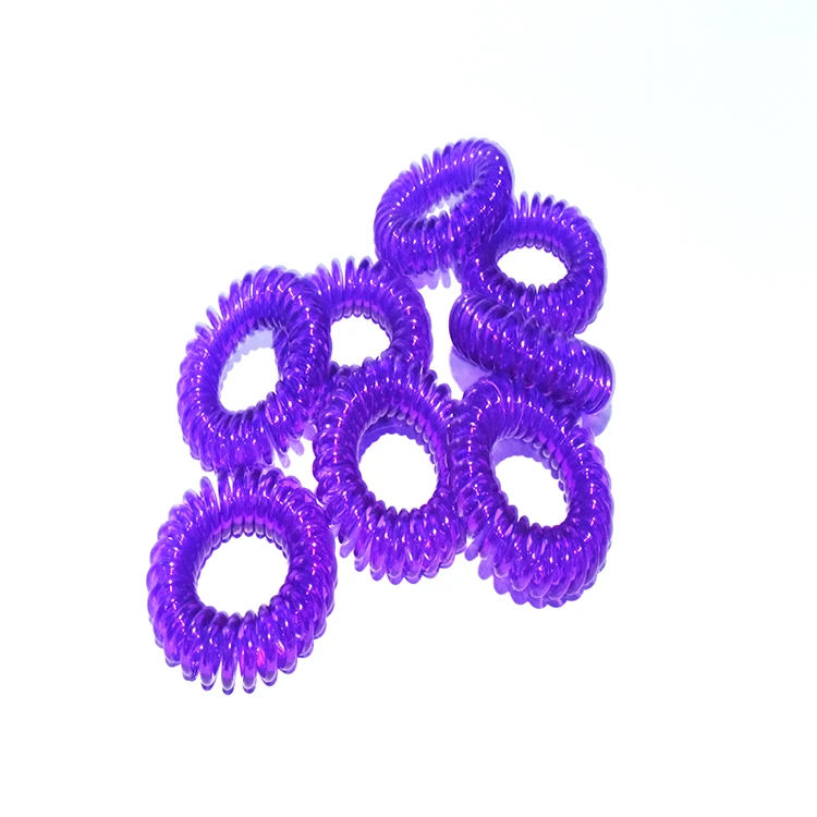 Hot Selling Cheap Custom The same color Fashion style- TPU telephone line hair ring ,hair accessories