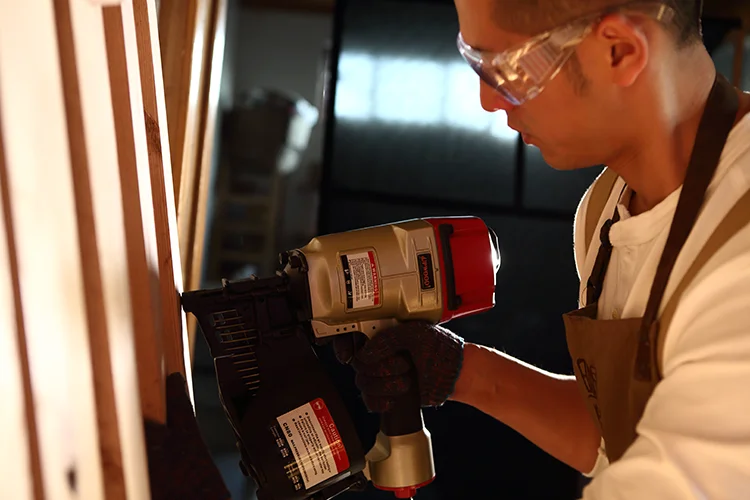 UPWOOD CN70 Industrial coil nailer Wooden Pallet Crating Framing air coil nail gun