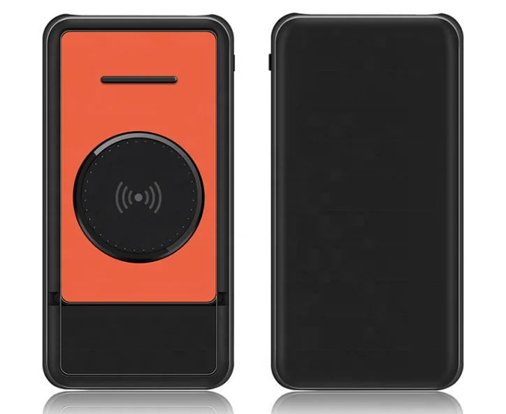 
Wireless Charger Power Bank with Phone Stand, 10000mAh Qi Wireless External Battery Pack Bank Portable Charger Compatible phones 