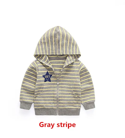 
Kids Clothes Hooded stripe Winter Baby Jacket 