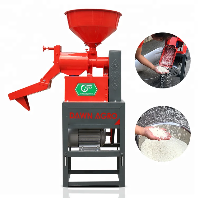 DAWN AGRO 6N40 Automatic Cheap Rice Mill Milling Machine for Domestic Use