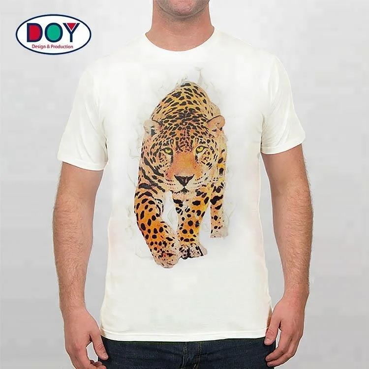 Новый дизайн пользовательский Discolorable Tiger Logo Plastisol термопечать печать на одежде этикетка для футболок