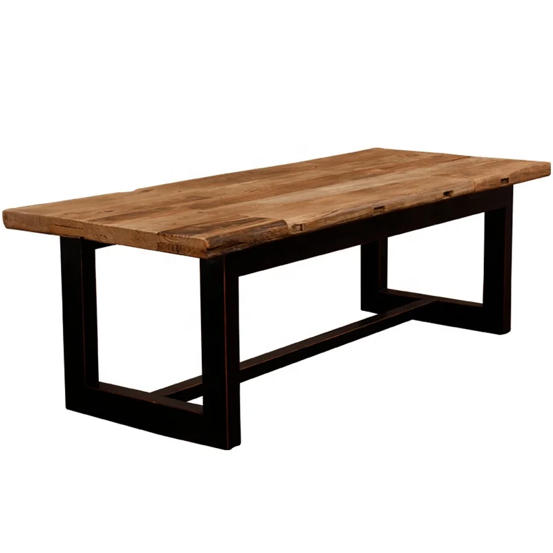 Wooden refectory wooden table reclaimed Chinese antique Ancient Age coffee tea table convenient wood coffee table