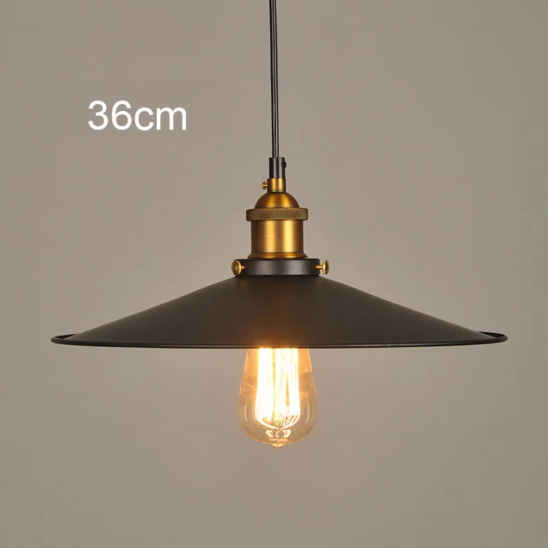 Burst American retro loft black iron art metal chandelier multi-set restaurant cafe Clear bar